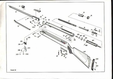 Diana model 35 onderdelen Diana model 35 onderdelen