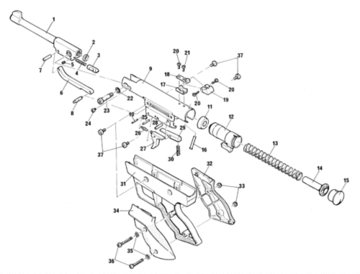 Diana model 3 onderdelen