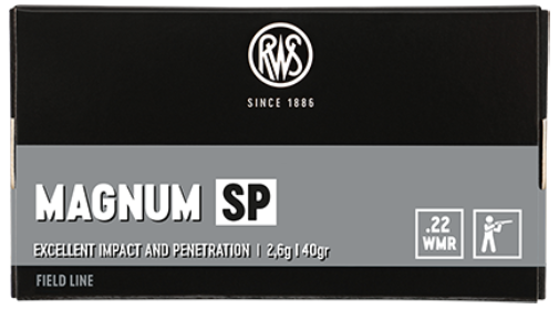 RWS Magnum SP .22 LR 2,6 g / 40 grain - per 50 stuks