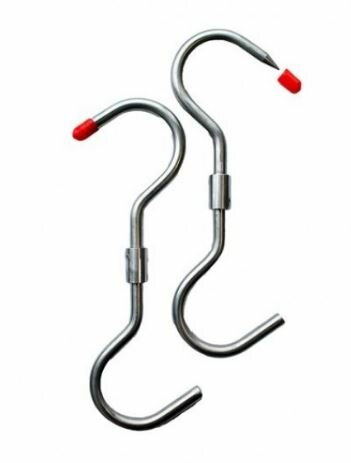 S-Haak 360gr draaibaar RVS D10mmx280mm 2stuks ProLoo