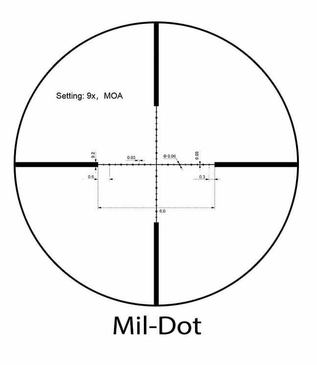 VictOptics C3 3-9x32 Mil-Dot
