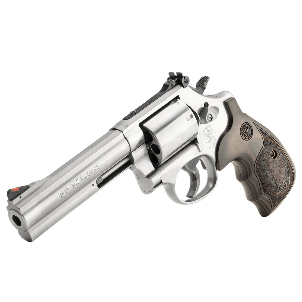 Model 686 Plus 3-5-7 Magnum Series S/S Satin