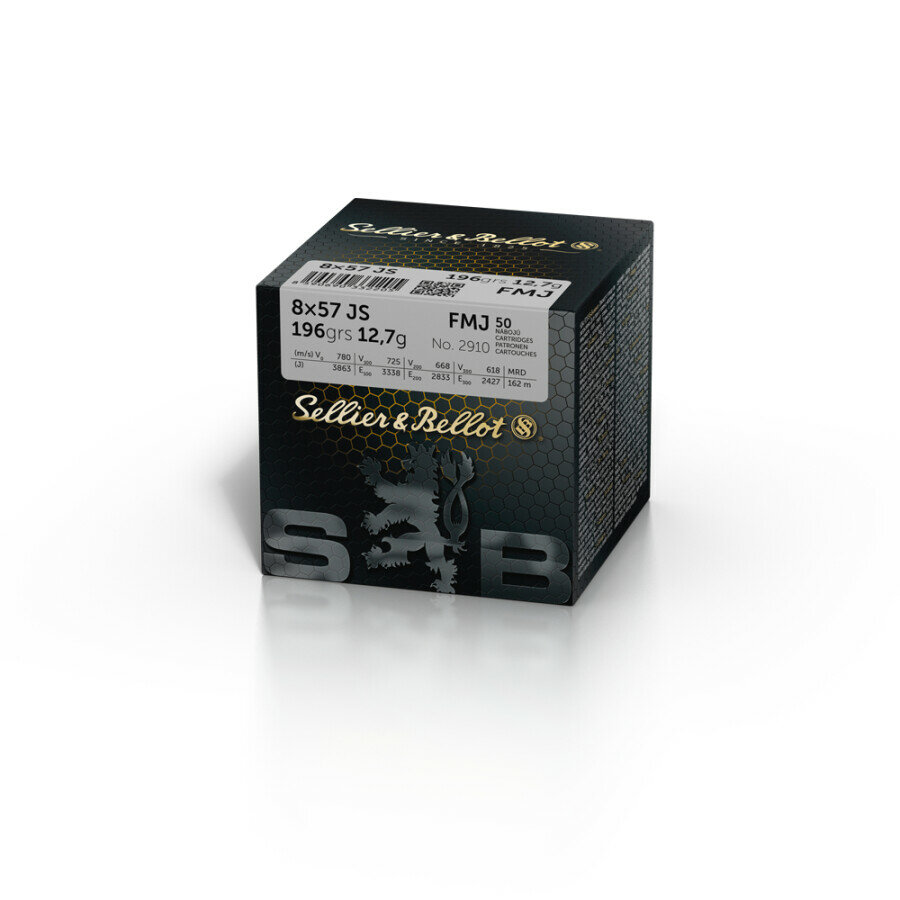  S&amp;B CA 8x57 JS FMJ 196/12,7 BULK