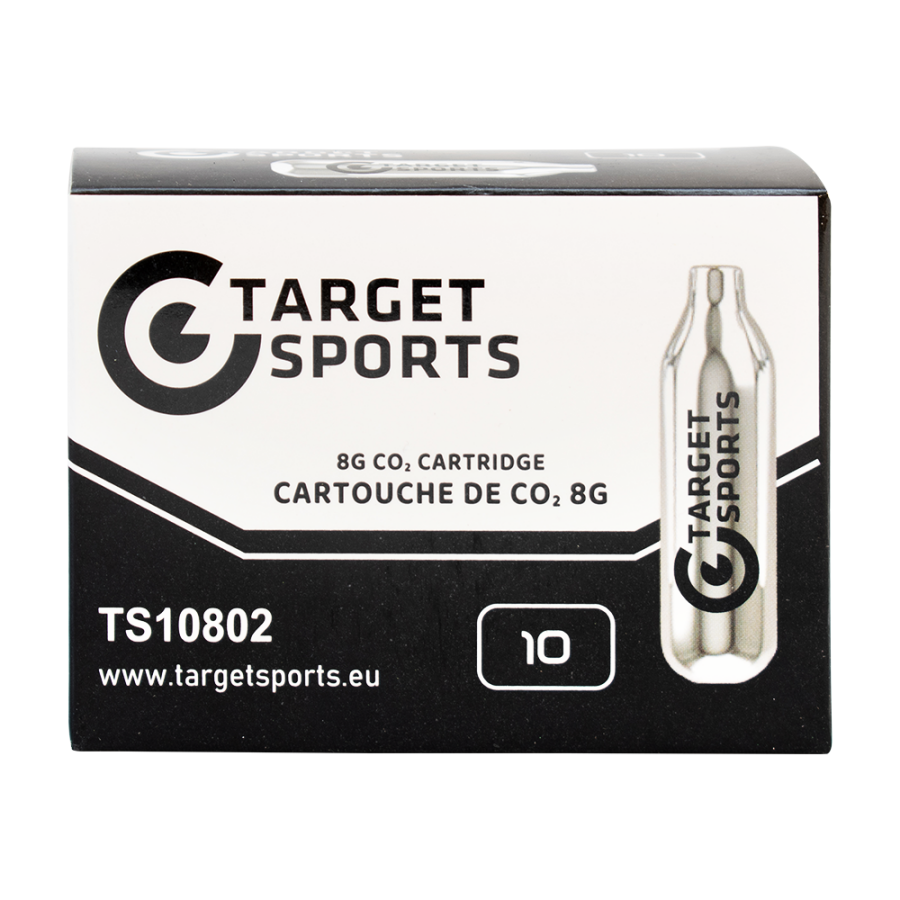 Co2 Capsule 8 gr. 10 stuks - Target sports