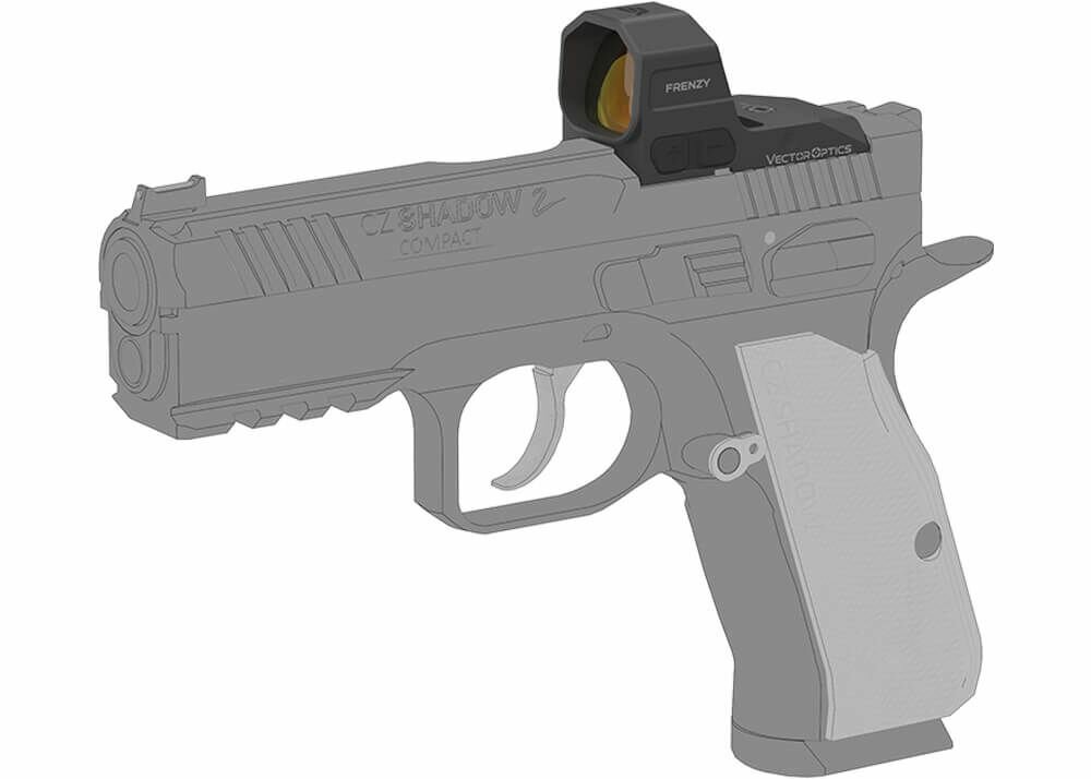 Vector Optics Frenzy 1x20x20 CZ P-10 / Shadow 2 Red Dot