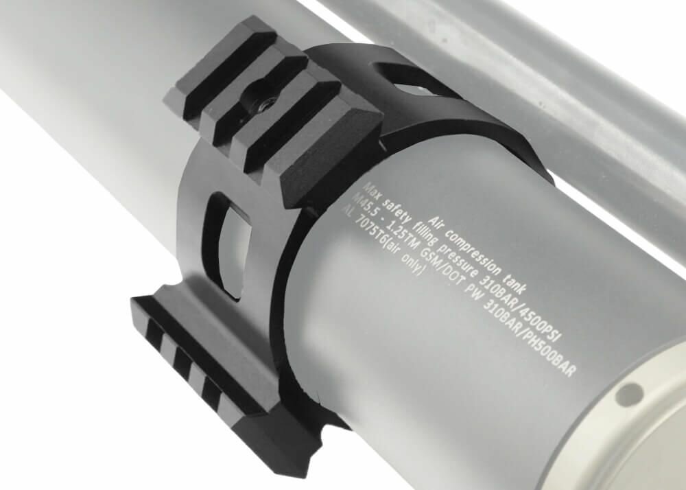 60 mm Bipodadapter Saber Tactical Bottle O-Clamp - Weaver/Picatinny