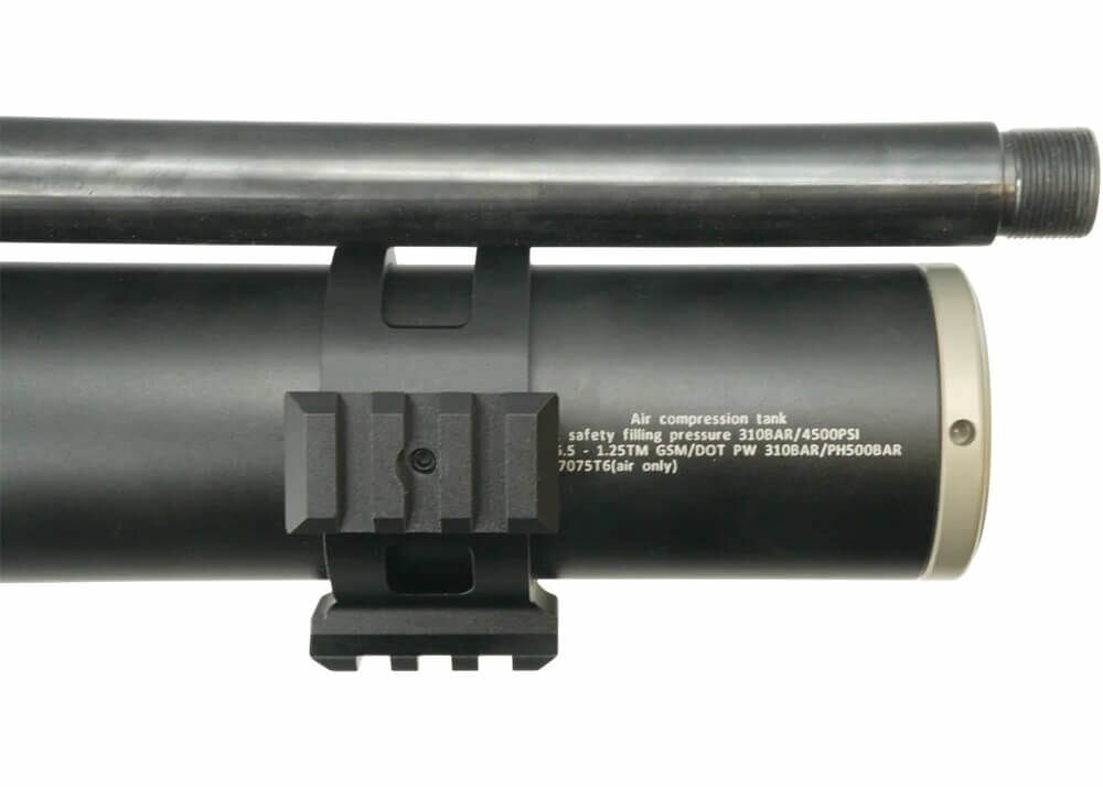 60 mm Bipodadapter Saber Tactical Bottle O-Clamp - Weaver/Picatinny