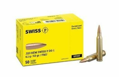 SWISSP - CTG .223 Rem. SWISS P DS-1 4,1G 63GR