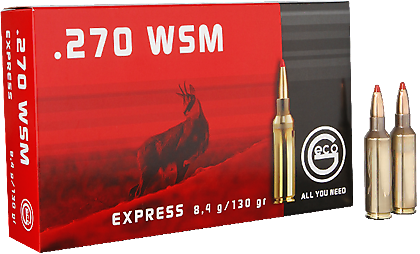 Geco express .270 WSM. 20 stuks 8,4 gram / 130 grain.