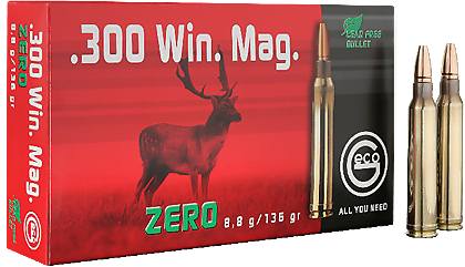 Geco Zero .300 Win. Mag. 20 stuks 8,8 gram/ 136 grain.