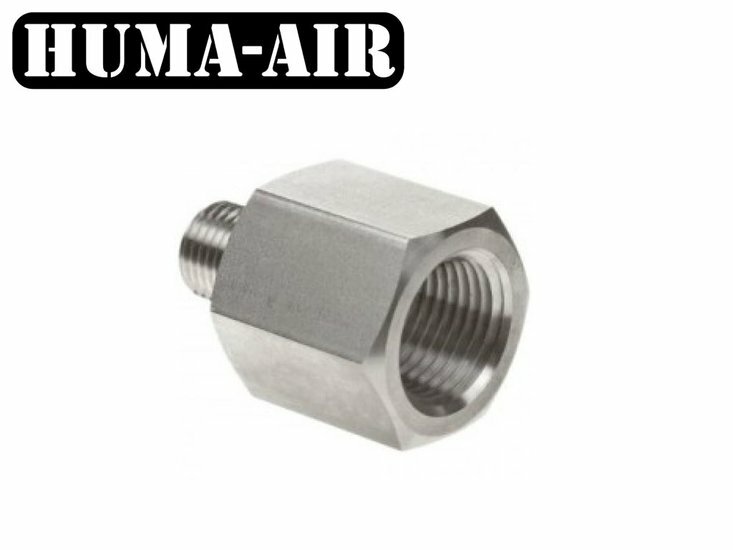 Adapter 1/8" BSP male to 1/4" BSP female (verloopstuk)