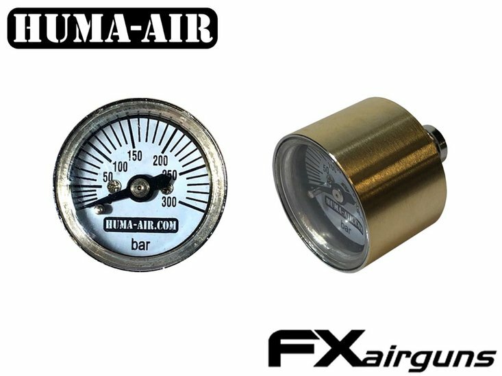 Huma-Air FX vervangende drukmeter 26mm (ronde afwerking)