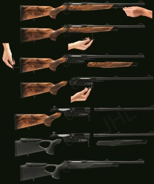 Sauer 404 classic XT - synt kolf 
