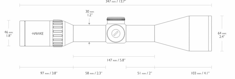 Hawke Endurance 30 WA 3-12x56 LRC (12x)