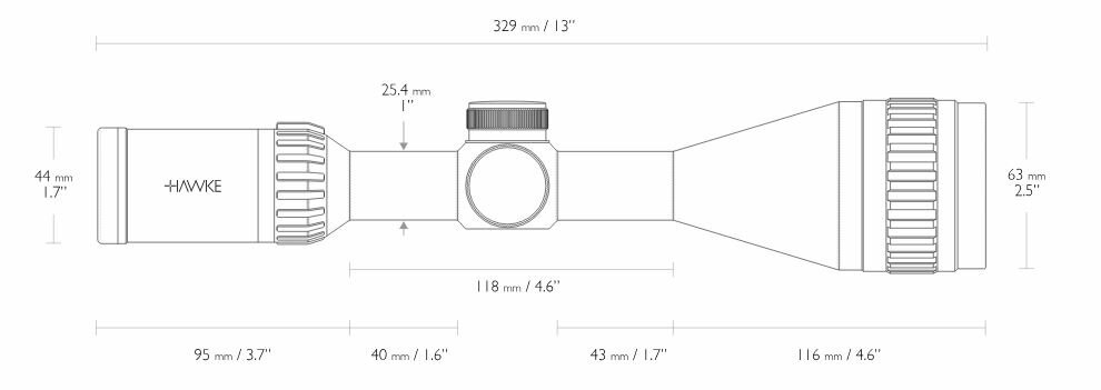 Hawke Airmax 4-12x50 AO AMX