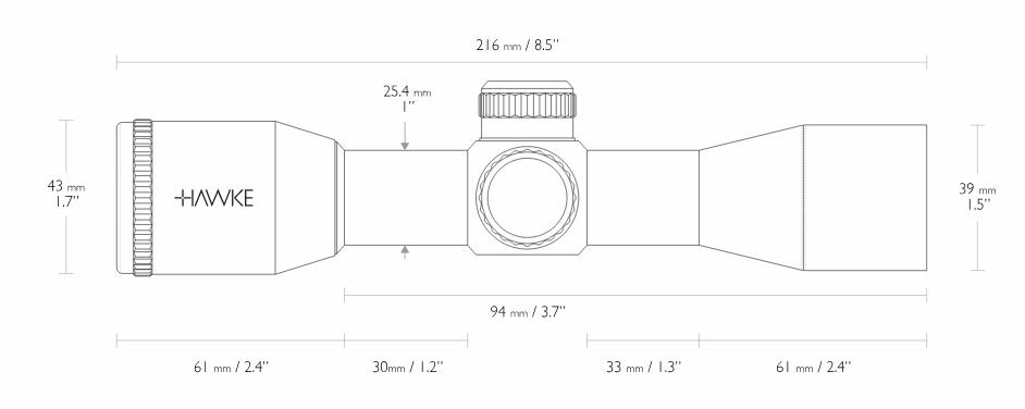 Hawke XB 3x32 SR
