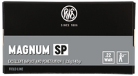 RWS Magnum SP .22 LR 2,6 g / 40 grain - per 50 stuks