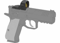 Vector Optics Frenzy 1x20x20 CZ P-10 / Shadow 2 Red Dot