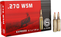 Geco express .270 WSM. 20 stuks 8,4 gram / 130 grain.