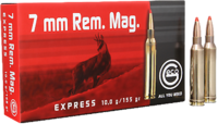 Geco express 7mm. Rem. Mag. 20 stuks 10 gram / 154 grain.