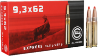 Geco express 9,3x62 20 stuks 16,5 gram / 255 grain.