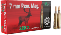 Geco Zero 7mm. Rem. Mag. 20 stuks 8,2 gram/ 127 grain.