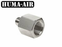 Adapter 1/8" BSP male to 1/4" BSP female (verloopstuk)