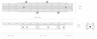 Hawke eendelige adapter verhoging verlengd (van 11mm naar Weaver/Picatinny)
