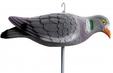 Lokvogel duif feeding geflockt 33cm