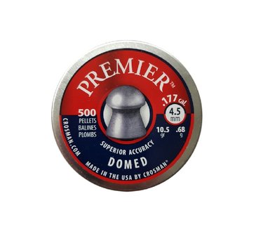 Crosman Premier Domed 4,5 mm 10.5 grain (500 stuks)