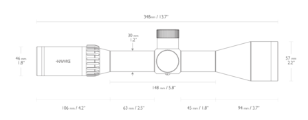 Hawke Airmax 4-16x50 SF FFP AMX IR 