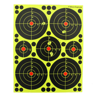 Target Sports Adhesive Splatter Burst p/25 - 4x 4&quot; / 2x 2&quot; / 1x 3&quot;