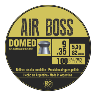 Apolo Air Boss Domed 9mm 100st 82.00/5,30