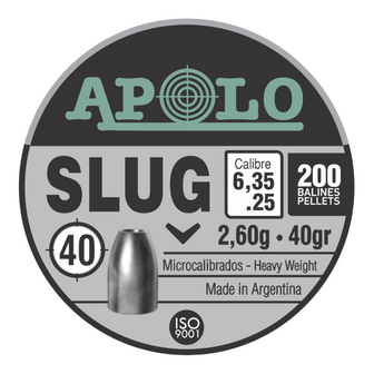 Apolo Slug 6,35mm 200st 40.00/2,60