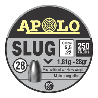 Apolo Slug 5,5mm 250st 28.00/1,81