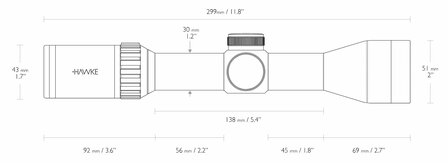 Hawke Vantage 30 WA IR, 1.5-6x44 L4A-Dot