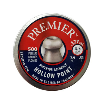 Crosman Premier Hollow Point 4,5 mm (500 stuks)