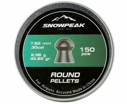 Snowpeak Round 7.62 mm 45.68 grain