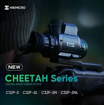HikMicro Nachtzichtkijker Cheetah Clip-On 850 nm IR (zonder draadkruis)