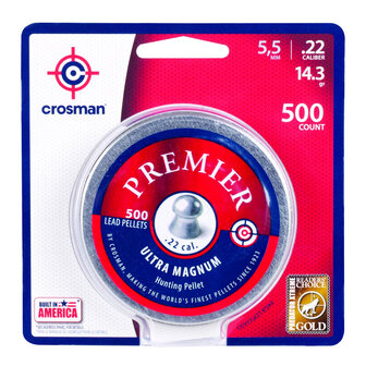Sale - Crosman Premier Domed 5,5 mm 14.3 grain