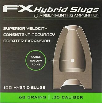 FX Hybrid Slugs 9 mm HP 68 grain (.357)