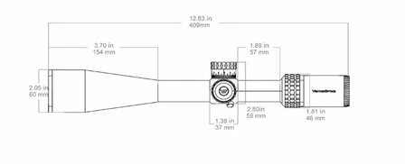 Vector Optics Sentinel-X PRO Center Dot 10-40 x 50