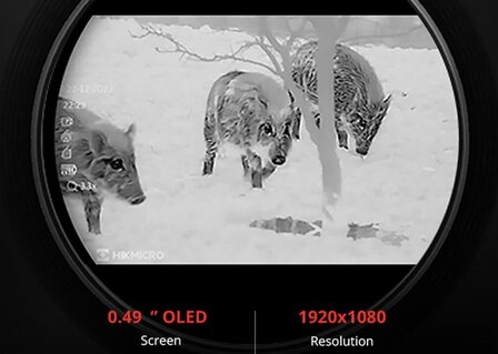 Sale showroom model: Hikmicro Stellar SQ50 2.0 Thermal Scope, 30mm Tube
