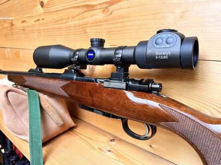 Mauser K98 karbijn incl. Zeiss duralyt optiek &amp; zwenkmontage 8x57JS