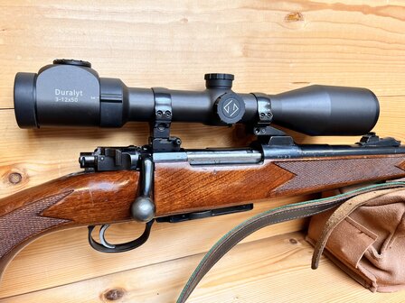 Mauser K98 karbijn incl. Zeiss duralyt optiek &amp; zwenkmontage 8x57JS