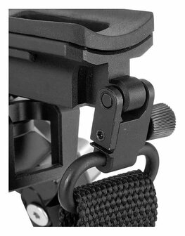 Vanquard Bipod Equalizer Pivoting 1QS - Carbon