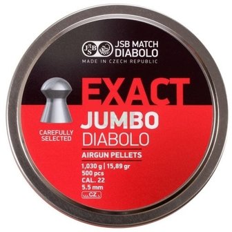 JSB Diabolo Jumbo Exact 5.52 - 5.51 of 5.50 mm Bigbox