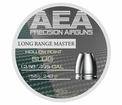 AEA Slugs Long Range Master 12.7 mm HP 240 grain (.495)