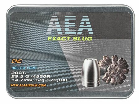 AEA Slugs Exact CNC 14.73 mm 455 grain (.579)