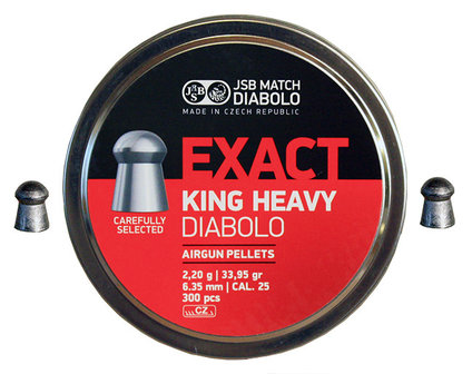 JSB Diabolo Exact King Heavy .25/6.35mm bigbox